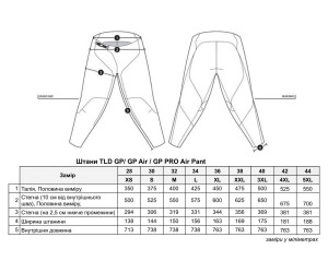 Мото штаны TLD GP PRO AIR PANT; MONO [BLACK]